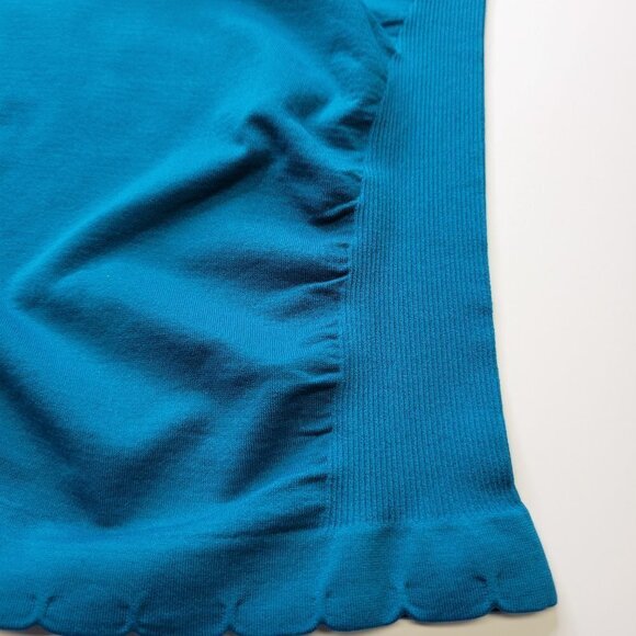 BLUE Spaghetti Strap Tank Top Spandex Fitted Camisole- One Size- NEW - Picture 4 of 7